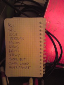 Debruit Tracklist