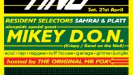 Reach: SWING TING: Mikey D.O.N. x Fox // SAT 21 APRIL Manchester
